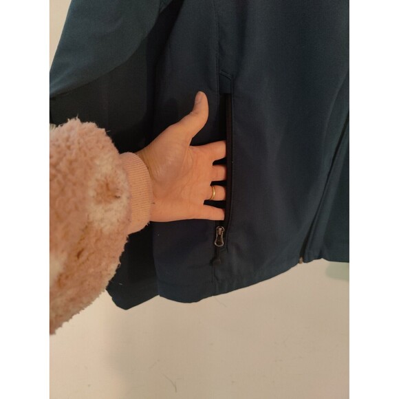 Windbreaker Fleece Lined Tahoe Pass Men's Blue Lightweight Jacket Size Medium M - Picture 9 of 10